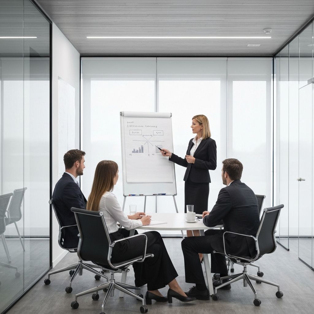 Business consulting strategy session