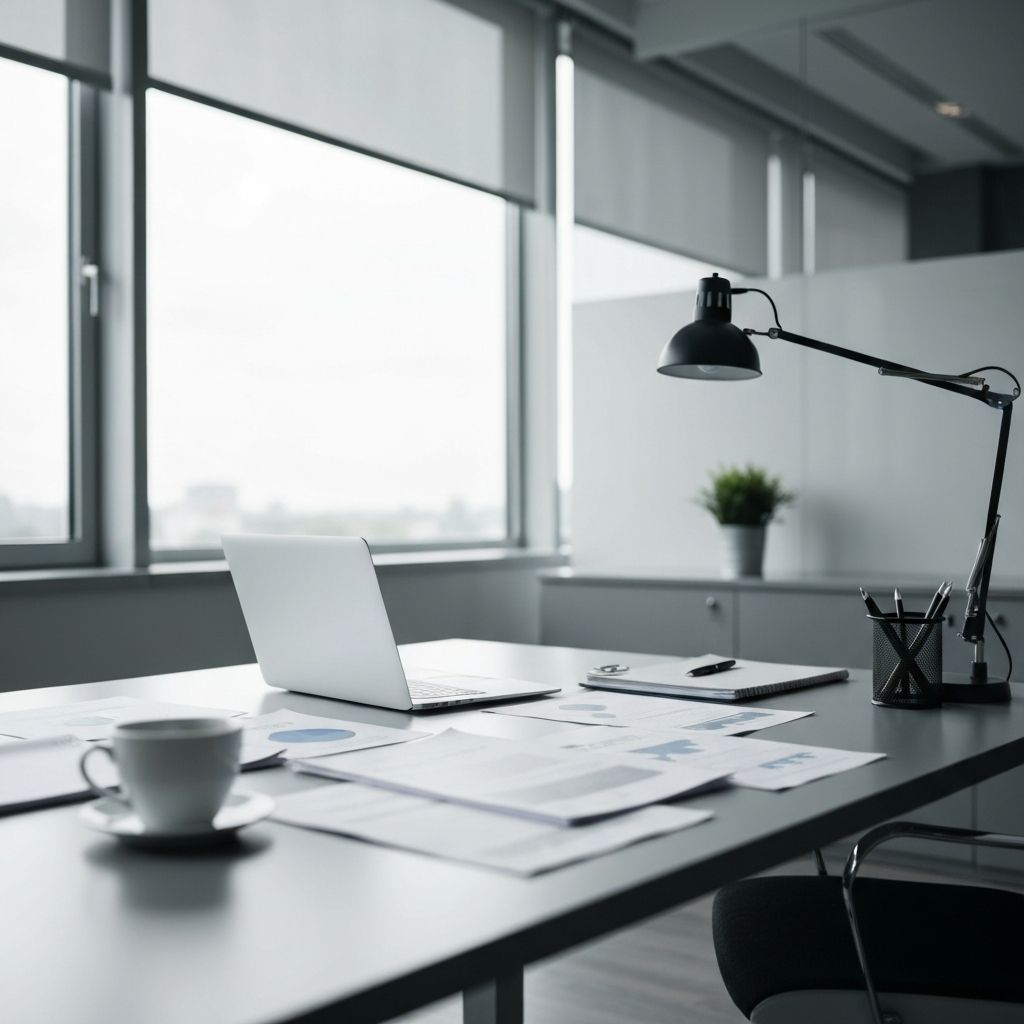 Modern executive workspace